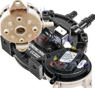 Image: Combustion fan motor. Description: This fan ensures dangerous exhaust gases like Carbon Monoxide (CO) are safely expelled. Retail Price (April 2025): $75 - $180.