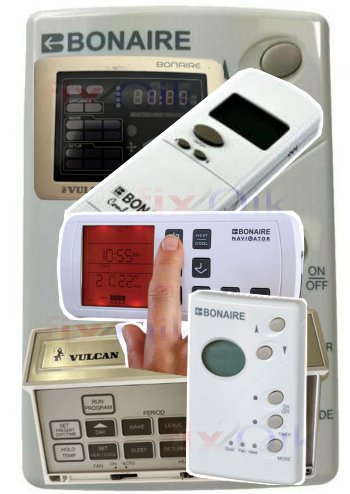 Image: Bonaire heater wall thermostats.