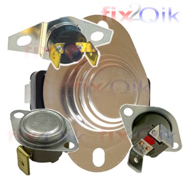 Image: Overheat safety switch. Description: These critical sensors detect if the heat exchanger or burner area is getting too hot and will shut down the heater. Retail Price (April 2025): $30 - $80