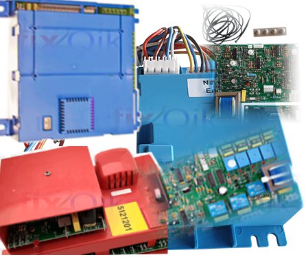 Image: Main control module/PCB. Description: The "brain" of the heater, processing all sensor inputs and controlling all operations.