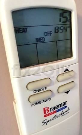 Braemar Spectrolink Controller not working caused by lack of regular service and cleaning contacts