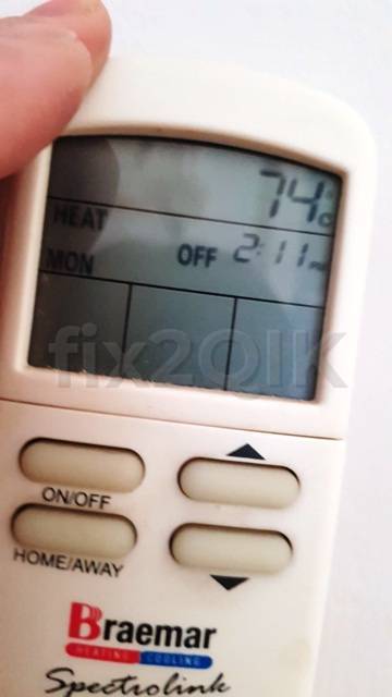 Braemar heater not starting diagnosis combined with controller and reset check