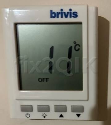 Brivis Thermostat of Brivis Ducted heater has Error 49 Fame lost
