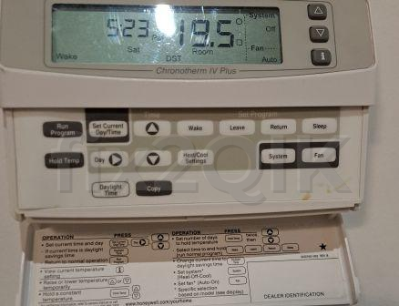 Climate technologies ducted heating analog thermostat wall controller