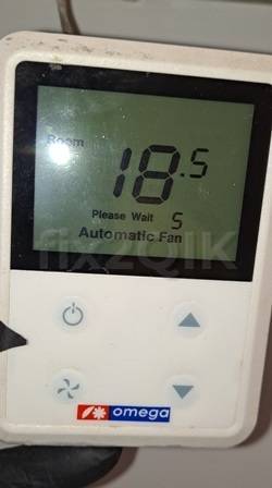 Fix2QIk servicing an Omega ducted heaters Digital Wall Controller in Noble Park North