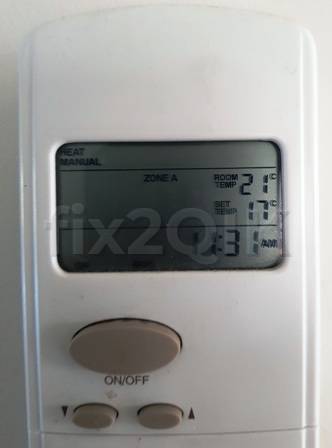 Vulcan Comfort Control Remote of a Gas ducted heater indicates No pilot fault