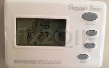 Vulcan wall controller of gas ducted heater indicates an ignition issue