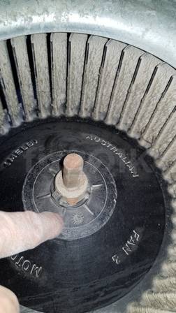 A Braemar Heater room-fan-motor-inspection during fault finding