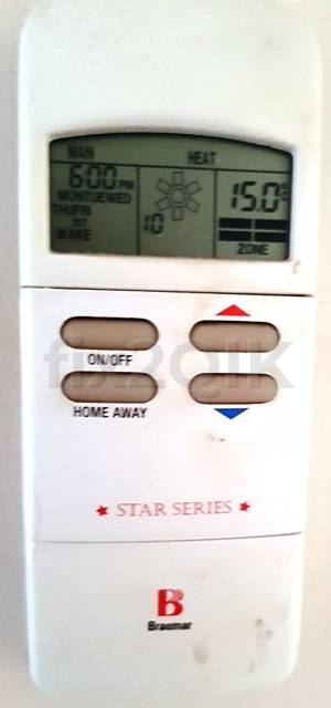 Braemar Spectrolink 1 Thermostat button not working caused by control-module faulty