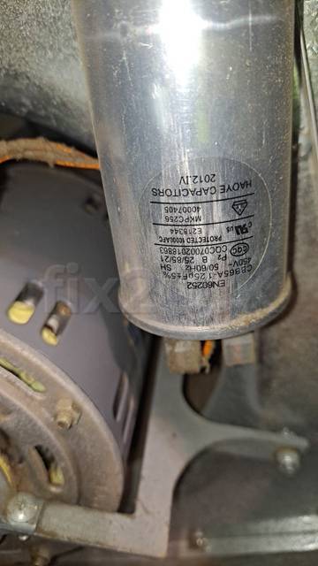 Brivis-heater-noisy-fan-motor-bearing-casing-assembly-and-start-run-capacitor-checking