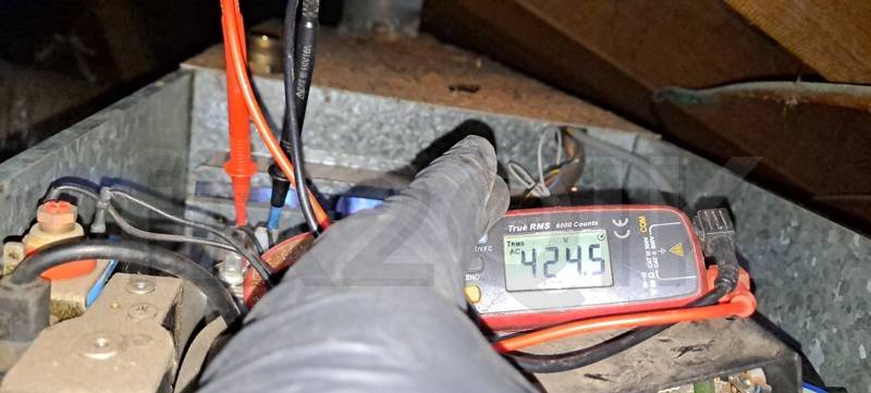 Climate-Technologies-heater-combustion-fan-motor-voltage-testing-shows-deadly-potentials-of-420-Vac-700miliamp