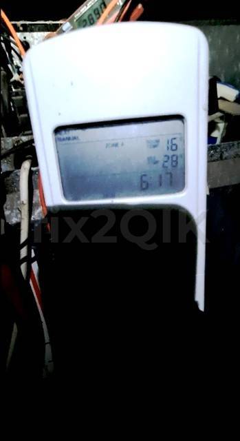 testing a Climate Technologies gas heater using oem wireless thermostat in dark night
