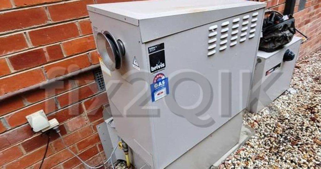 Same day servicing Gas Ducted Heating, image of a Brivis ducted heater external model
